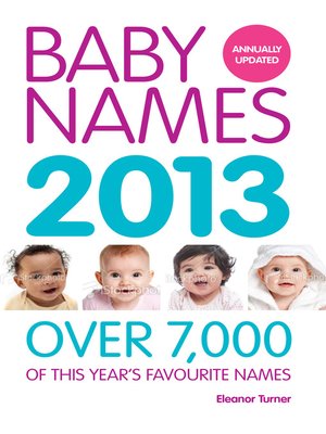 cover image of Baby Names 2013